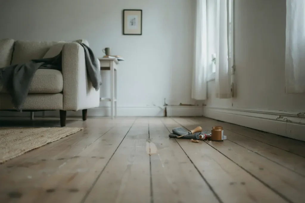 s f r du bort repor och m rken i tr golv praktiska metoder som fungerar hemma